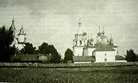 Коряжемский Николаевский монастырь в начале XX века. Собрание Сольвычегодского музея