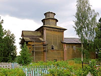 Церковь Троицы Живоначальной  на территории бывшей Соезерской Пустыни. Северный фасад. Фот. 2016 г.