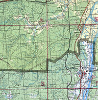 Фрагмент листа 16 из 2-го тома Церковно-исторического атласа Вологодской области. Шифр 5-5 – Зосимо-Савватиевская Соловецкая мужская пустынь