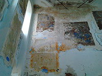 Роспись стен Николаевской Зубовской церкви. Фото Н. Зимина, 2013 г.