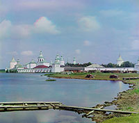 Кирилло-Белозерский монастырь. Фото С. М. Прокудина-Горского, 1909 г.