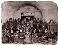 Братия Корнилиево-Комельского монастыря. Фото начала XX в.