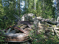 Руины Троицкой Куржанской церкви. Фото А. Старицына, 2013 г.