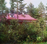 Скит Иоанна Богослова «Крестик». Фото С. М. Прокудина-Горского, 1909 г. Реставратор: Сергей Прохоров