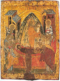 Семигородняя икона Успения Божией матери (чудотворная), написанная Дионисием Глушицким в XV в.