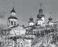 Восстановление трапезной палаты. 1950-е гг.