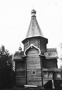 Спасо-Прилуцкий монастырь. Церковь Успения Пресвятой Богородицы из Александро-Куштского монастыря. Фото 1981 г.