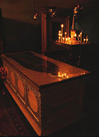 Рака с мощами преподобного Димитрия Прилуцкого