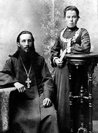 Протоиерей Сергий Рохлецов с супругой Ольгой Ивановной