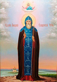 Икона св. прп. Афанасия Сяндемского Чудотворца