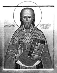 Икона новомученика протоиерея Константина Богословского (1871-1937). Иконописец – Ольга Власова