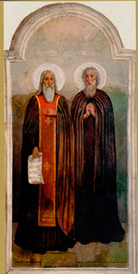 Преподобные Галактион и Герасим Вологодские, икона