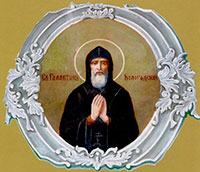 Преподобный Галактион Вологодский. Роспись начала XX века