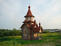 Часовня во имя Новомучеников Кирилловских на горе Золотуха в Кирилловском районе