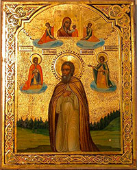 Икона прп. Иосифа Заоникиевского