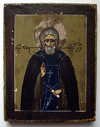 Преподобный Корнилий Комельский. XIX в., мастерская Корнилиево-Комельского монастыря