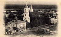 Торговая площадь, г. Тотьма Вологодской губ. Фото начала ХХ в.