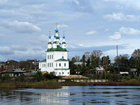 Церковь Троицы Живоначальной на Зеленее в г. Тотьма. Фото 2012 г.
