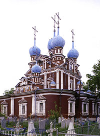 Церковь Казанской иконы Божией Матери в г. Устюжне. Вид с юго-востока