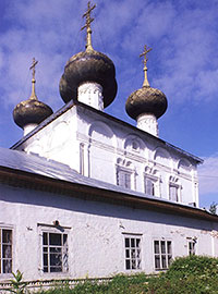 Собор Рождества Божией Матери в г. Устюжна. Вид с юго-запада