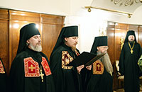 Наречение архимандрита Тарасия (Перова) во епископа Великоустюжского и Тотемского