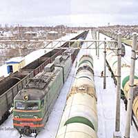 Поезда на станции Бабаево