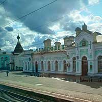Железнодорожный вокзал г. Череповца