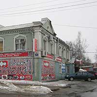 Череповец. Здание на улице Ленина, 46, где в 1966 году находилась редакция газеты «Сельская новь», куда заходил Николай Рубцов