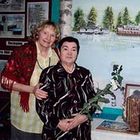 Т. И. Решетова на презентации книги А. В. Быкова «И золотое имя Таня…» в Шуйском. Дата съемки: 2009 г.