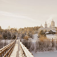 Никольск зимой. Автор фотографии: Елена Муланги. Дата съемки: 2021 г. 