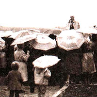 Открытие памятника Николаю Рубцову в Тотьме. Сентябрь 1985 года