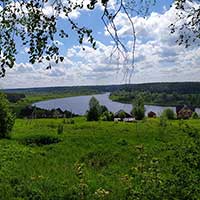 Река Кубена, д. Стрелица. Автор фотографии: Любовь Мошина