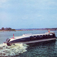 Великий Устюг. Река Сухона. Автор фотографии: Г. Петренко. Дата съемки: 1970 г.