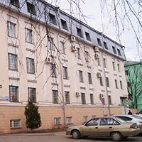 Здание Вологодского городского суда (ул. Гоголя, д. 89), построенное на месте деревянного дома № 57, в котором жили вологодский поэт Борис Чулков с матерью. Автор фотографии: Татьяна Заварина. Дата съемки: 4 апреля 2021 г.