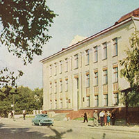Областная библиотека им. И. В. Бабушкина. Автор фотографии: Я. Босин. Дата съемки: 1966 г.