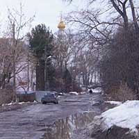 Улица Рубцова (бывш. Мостовая). Автор фотографии: Татьяна Заварина. Дата съемки: 4 апреля 2021 г.