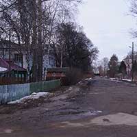 Улица Рубцова (бывш. Мостовая). Автор фотографии: Татьяна Заварина. Дата съемки: 4 апреля 2021 г.