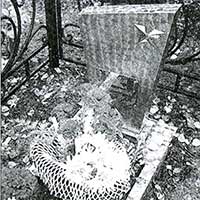 Памятник на могиле отца Рубцова