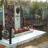 Могила Н. М. Рубцова. Фото 2005 года