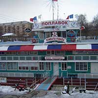 Ресторан «Поплавок» на пристани Вологды. Фото 2011 г.