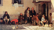 «Земство обедает». Худ. Г.Г. Мясоедов. 1872 г.