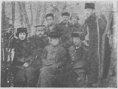 Вологодская ссылка. Группа ссыльных в Кадникове в 1907 г.