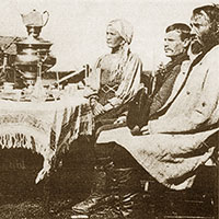 Чаепитие в Тотемском уезде, начало ХХ в. (ВГМЗ)
