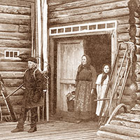 На охоту. Печорский уезд. Фото Я. И. Лейцингера. 1894 г.
