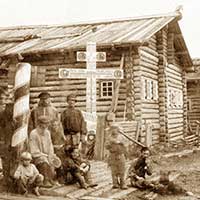 Крестьяне деревни Юромы Мезенского уезда. Начало XX в.
