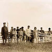 Крестьяне Вологодской губернии. Фото Ю. М. Шокальского. 1890 г.

