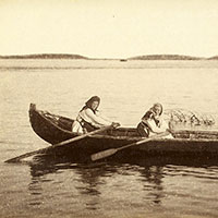 Река Кемь. 1887 г. Фото Я. И. Лейцингера