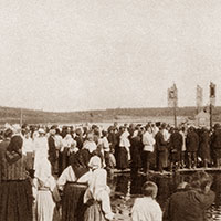 Праздник Преображенья в с. Спас на Кокшеньге Тотемского уезда в 1924 г.
