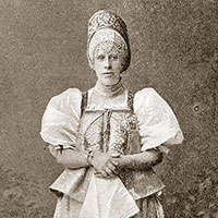 Крестьянка села Кегострова Архангельского уезда