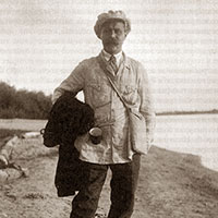 Борис Матвеевич Соколов в экспедиции